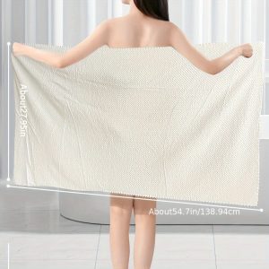 Cotton Towel, Soft And Skin-Friendly, Suitable for Bathroom Towels in Homes, Hotels, And Beauty Salons, Including 1 5000G Bath Towel And 2 Bath Towels. High-Quality Cotton Towels Are Super Absorbent, Bathroom Towel Set